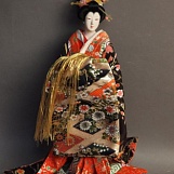 Японская кукла "Девушка в свадебном кимоно", начало XX века
